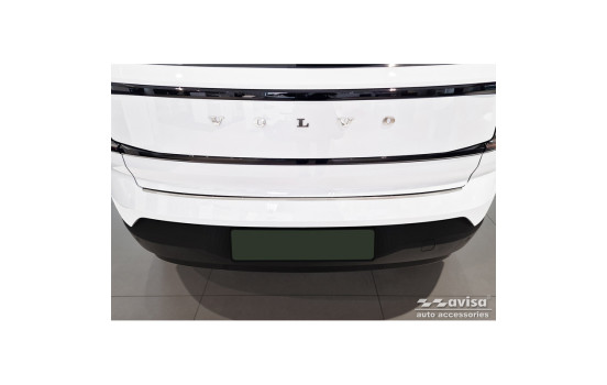 Stainless steel rear bumper protector suitable for Volvo EX30 2023 - 'Ribs', Image 4