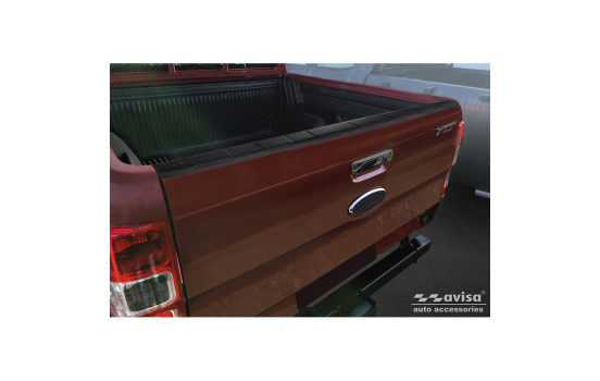 Steel Pickup Tailgate Trim Molding Fits Ford Ranger 2011-2022 - Black