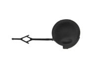 Bumper cover, tow bar