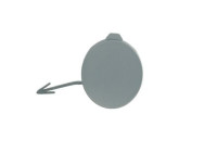 Bumper cover, tow bar
