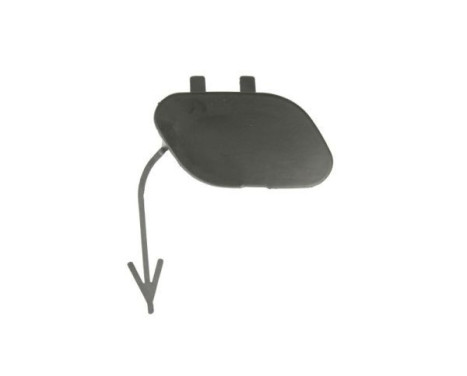 Bumper cover, tow bar