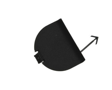 Bumper cover, tow bar