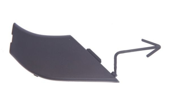 Bumper cover, tow bar