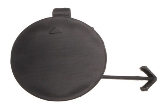 Bumper cover, tow bar