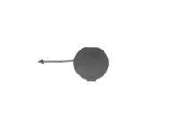 Bumper cover, tow bar