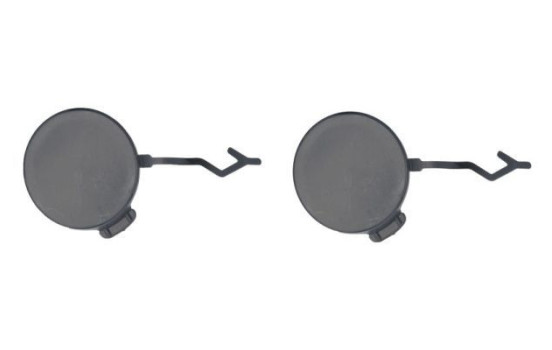 Bumper cover, tow bar