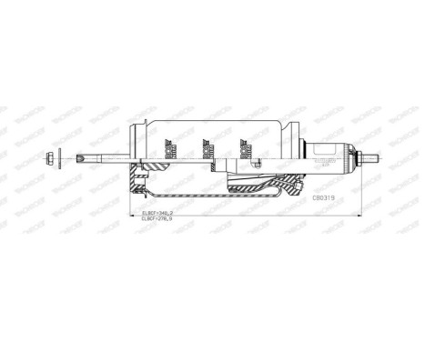 Damper, cab suspension