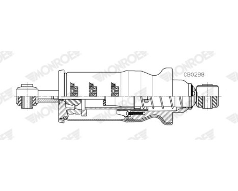 Damper, cabin suspension