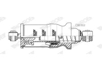 Damper, cabin suspension