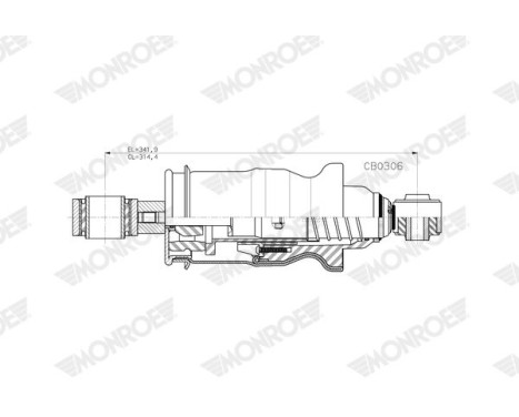 Damper, cabin suspension, Image 2