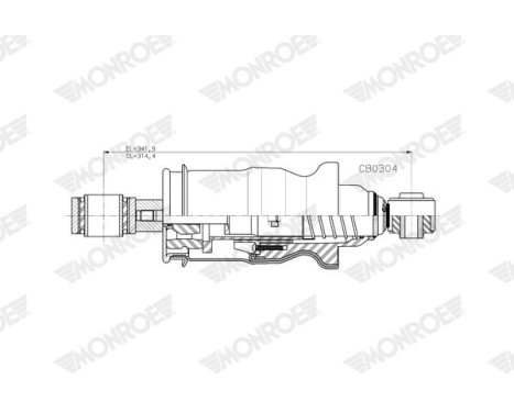 Damper, cabin suspension, Image 2