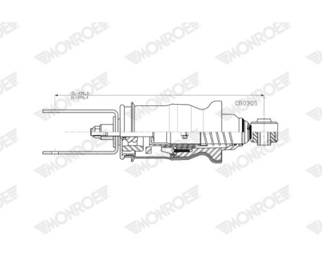 Damper, cabin suspension, Image 2