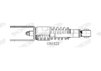 Damper, cabin suspension
