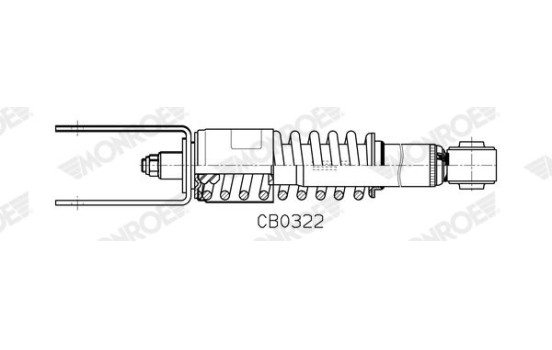 Damper, cabin suspension