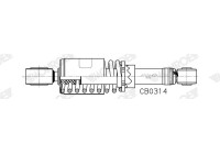 Damper, cabin suspension