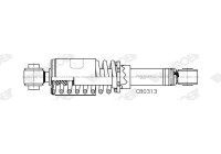 Damper, cabin suspension