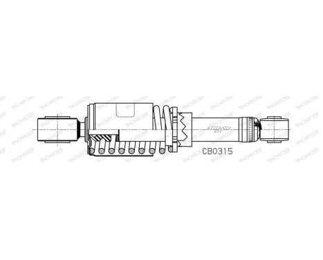 Damper, cabin suspension
