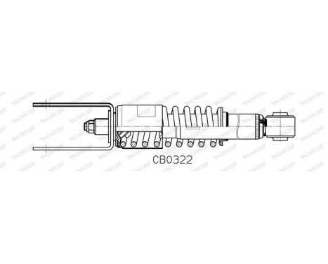 Damper, cabin suspension