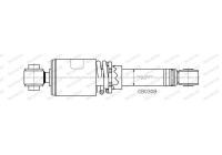 Damper, cabin suspension
