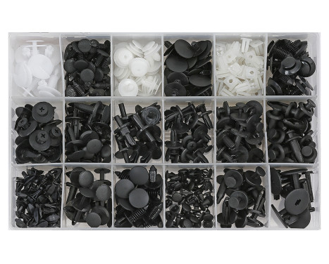 Assortment of upholstery clips for Ford 415 pieces