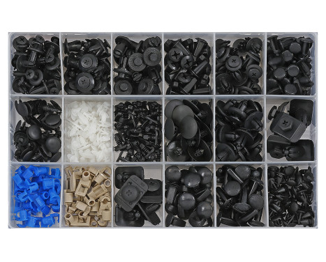 Assortment of upholstery clips for Mazda 475 pieces