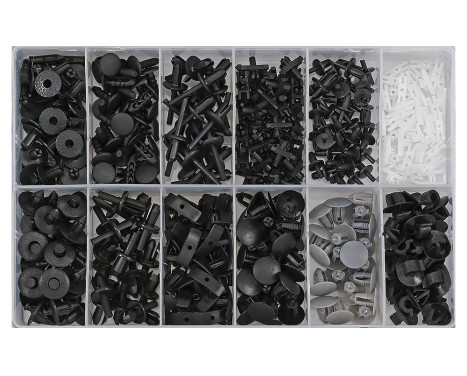 Assortment of upholstery clips for Volvo 350 pieces