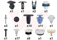 Mounting kit, door