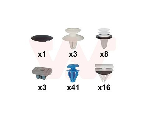 Mounting kit, door