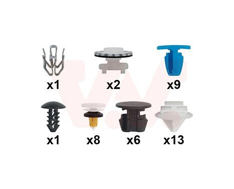 Mounting kit, door