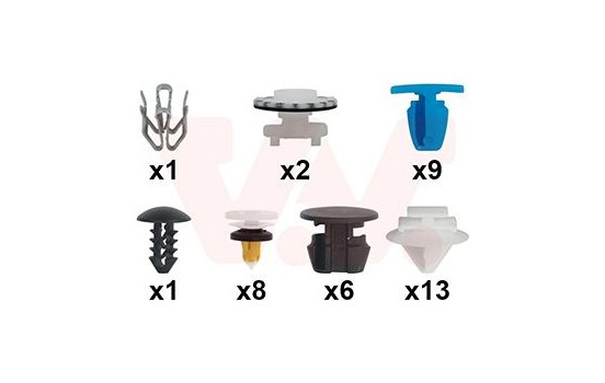 Mounting kit, door