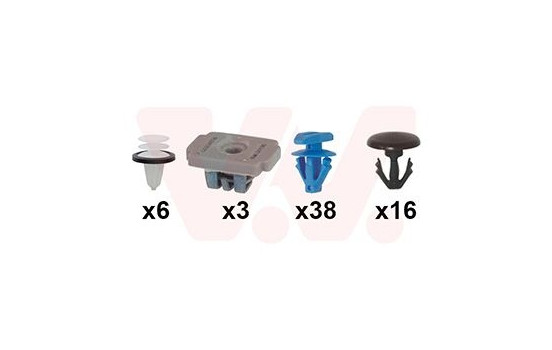 Mounting kit, door