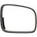 Frame, exterior mirror 2205629 Diederichs