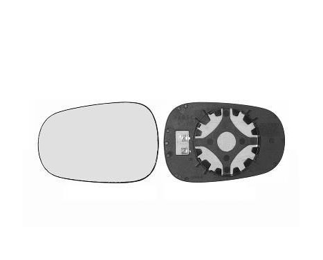 Mirror Glass, outside mirror 4323838 Hagus