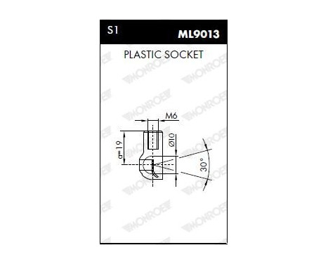 Gas Spring, bonnet ML5562 Monroe, Image 8