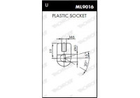 Gas Spring, boot-/cargo area ML5125 Monroe