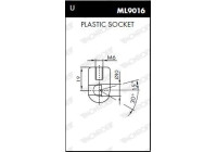 Gas Spring, boot-/cargo area ML5430 Monroe