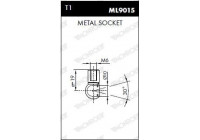 Gas Spring, boot-/cargo area ML5505 Monroe