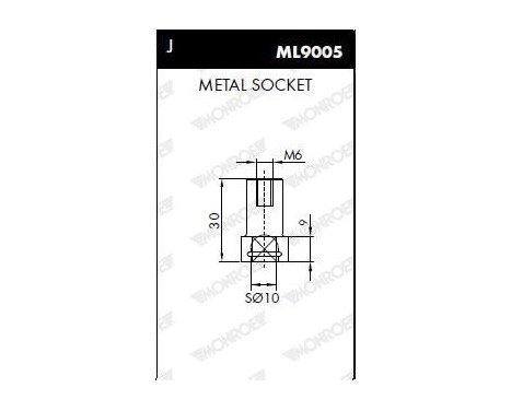 Gas Spring, boot-/cargo area ML5652 Monroe, Image 6