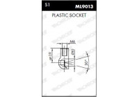 Gas Spring, boot-/cargo area ML5690 Monroe