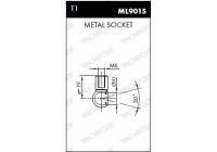 Gas Spring, boot-/cargo area ML5747 Monroe