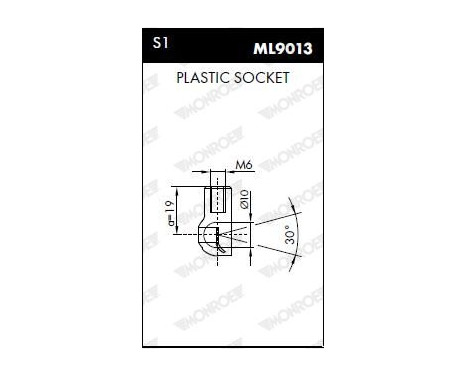 Gas Spring, boot-/cargo area ML5809 Monroe, Image 8