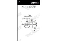 Gas Spring, boot-/cargo area ML6316 Monroe