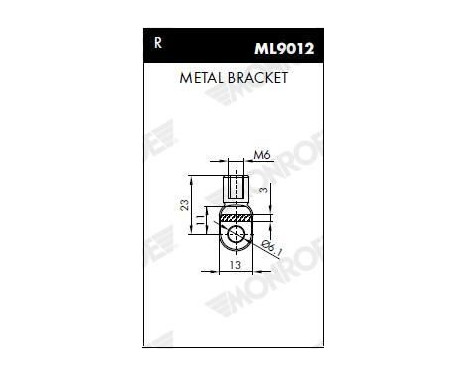 gas spring, folding table ML5546 Monroe, Image 5