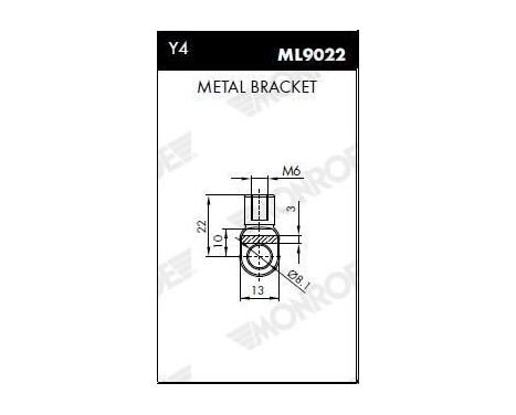 gas spring, hood ML5596 Monroe, Image 6