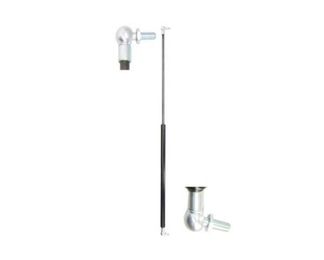 Gas spring, hood