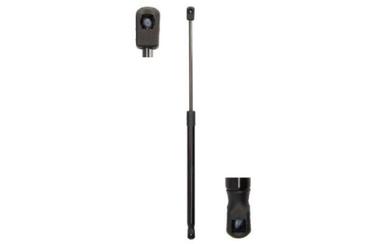 Gas spring, hood