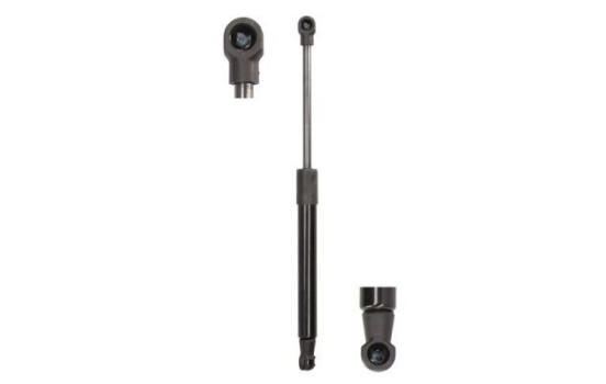 Gas spring, hood