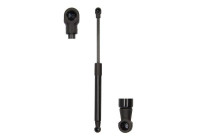 Gas spring, hood