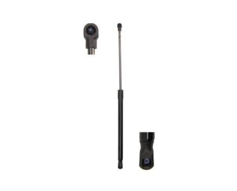 Gas spring, hood
