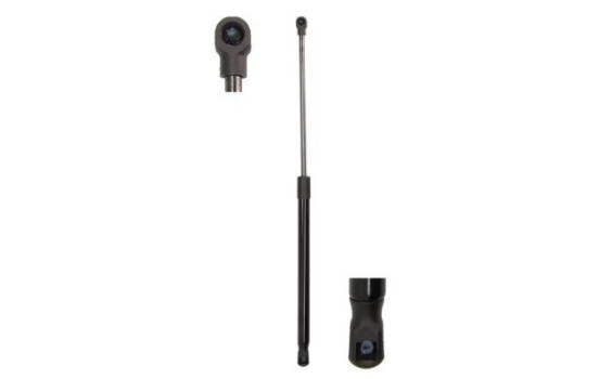 Gas spring, hood